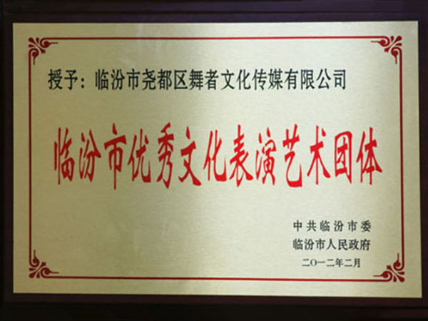 临汾市文化表演艺术团体